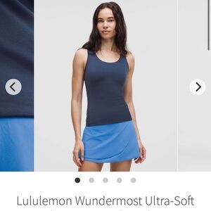 Lululemon WunderMost Ultra-Soft Scoop-Neck Tank Nulu
